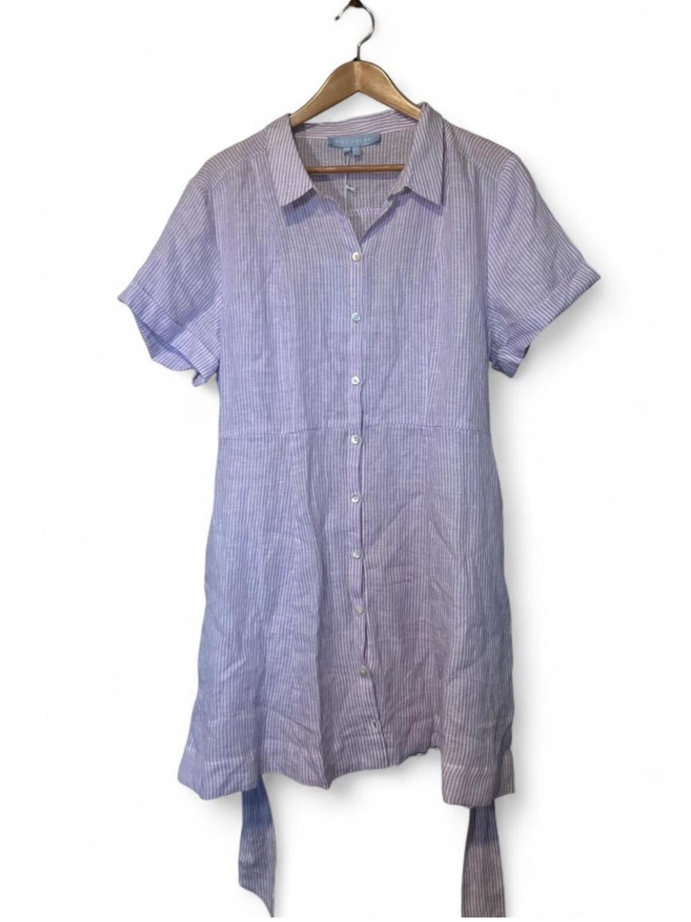 Hill House Mini Dress in Light Lavender Stripe | Poshmark