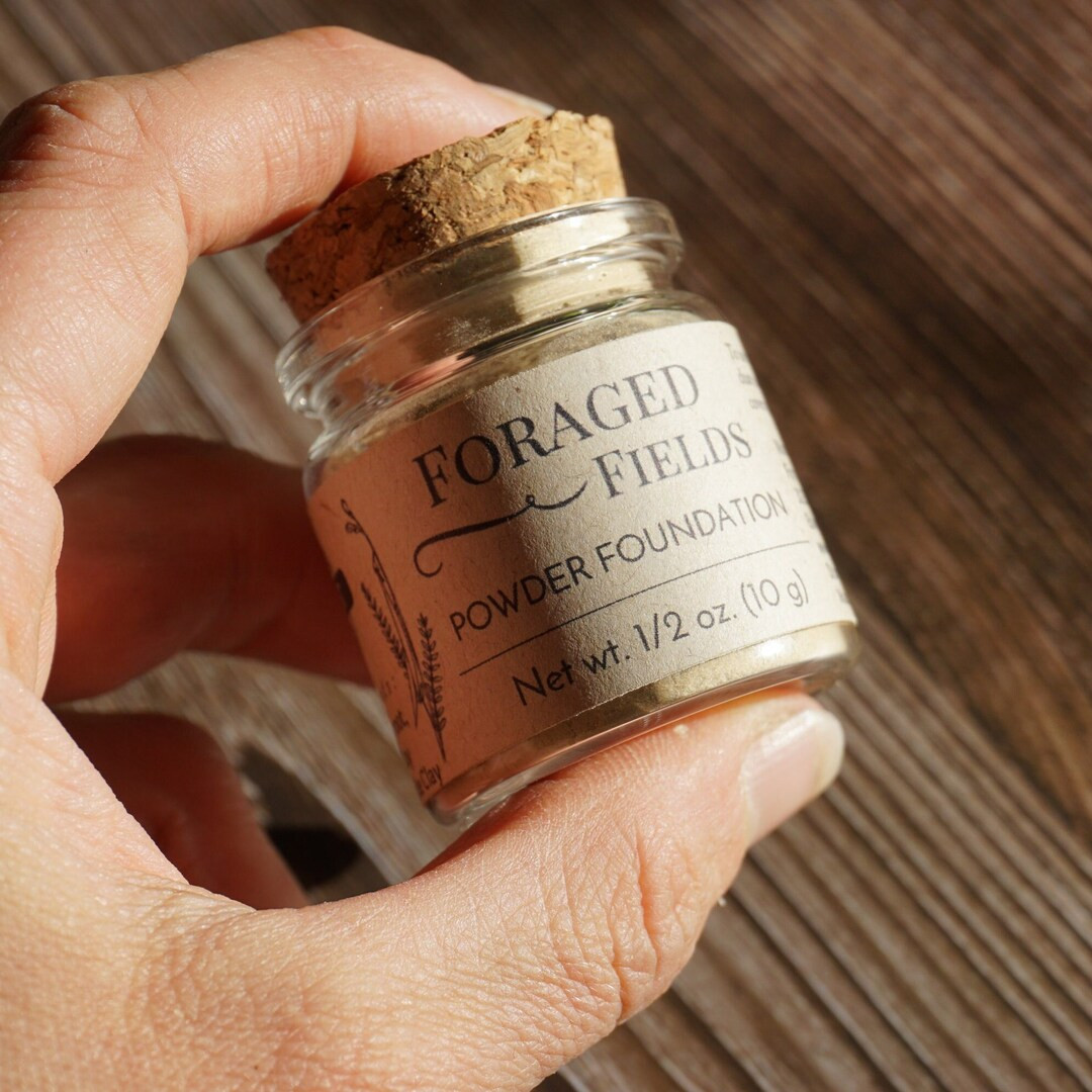 Natural Face Powder Makeup, SHEER, Finishing Foundation,plant Based, Vegan, Zero Waste, Plastic F... | Etsy (US)