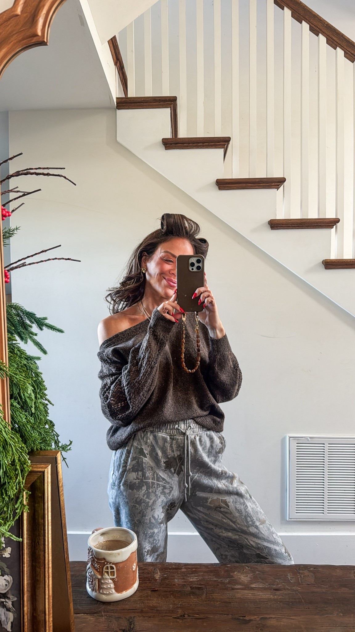 Today’s comfy cozy around the house wfh! In XS 

#LTKStyleTip #LTKHoliday #LTKSeasonal