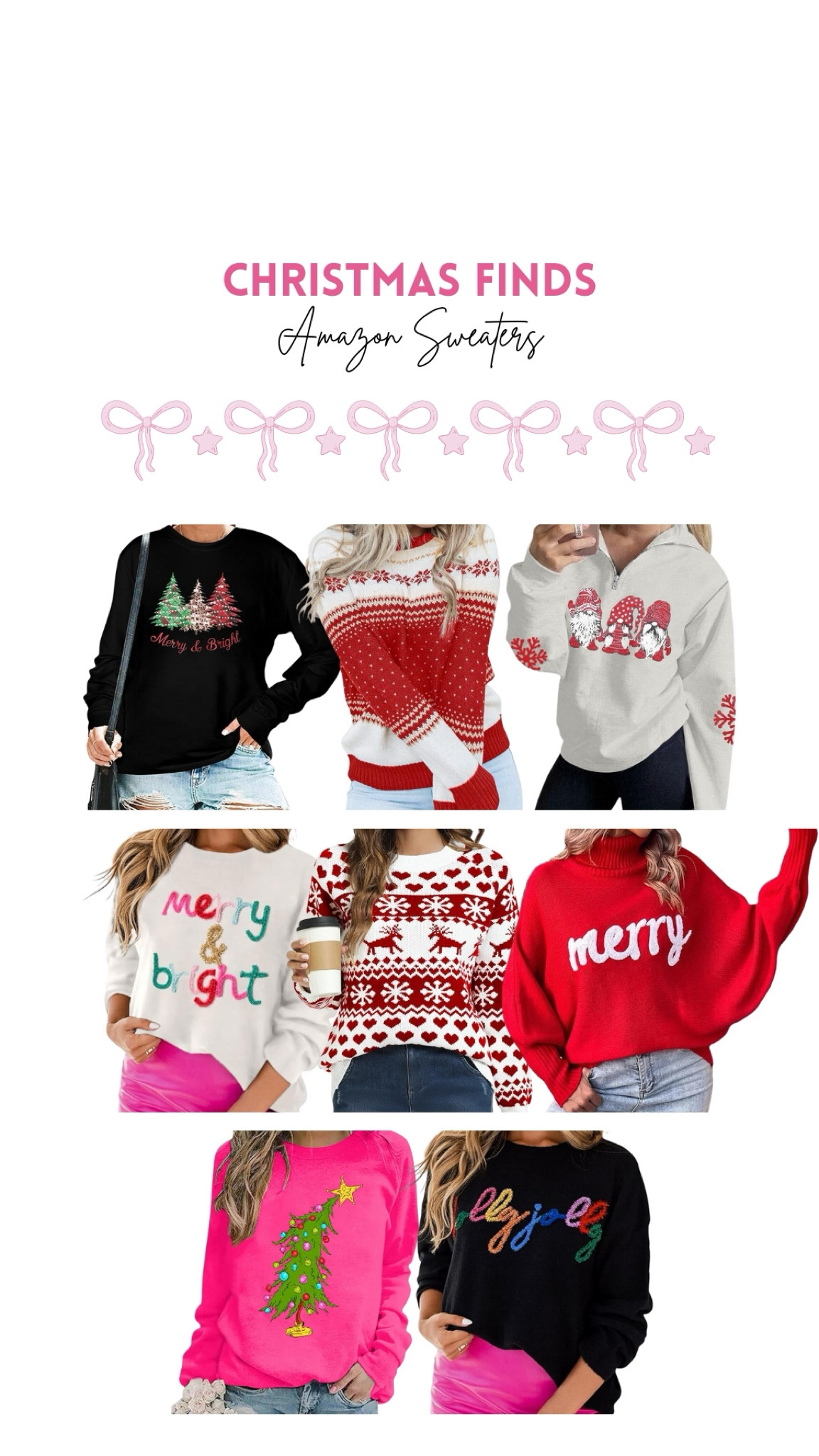 Christmas sweaters Amazonn

#LTKSeasonal #LTKStyleTip #LTKHoliday