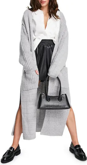 Mixed Stitch Longline Cardigan | Nordstrom