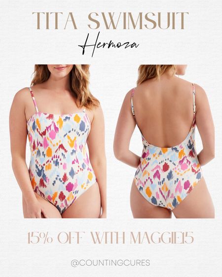 Show off that sexy back with the Tita swimsuit by Hermoza! Use my code MAGGIE15 for a 15% discount!
#swimwear #summerready #resortwear #onsalenow

#LTKswim #LTKstyletip #LTKsalealert