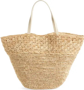 btb Los Angeles Sera Straw Tote | Nordstrom | Nordstrom