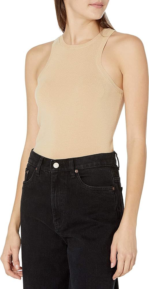 The Drop Women's @lucyswhims Fitted Cutaway Racer Tank Sweater | Amazon (US)