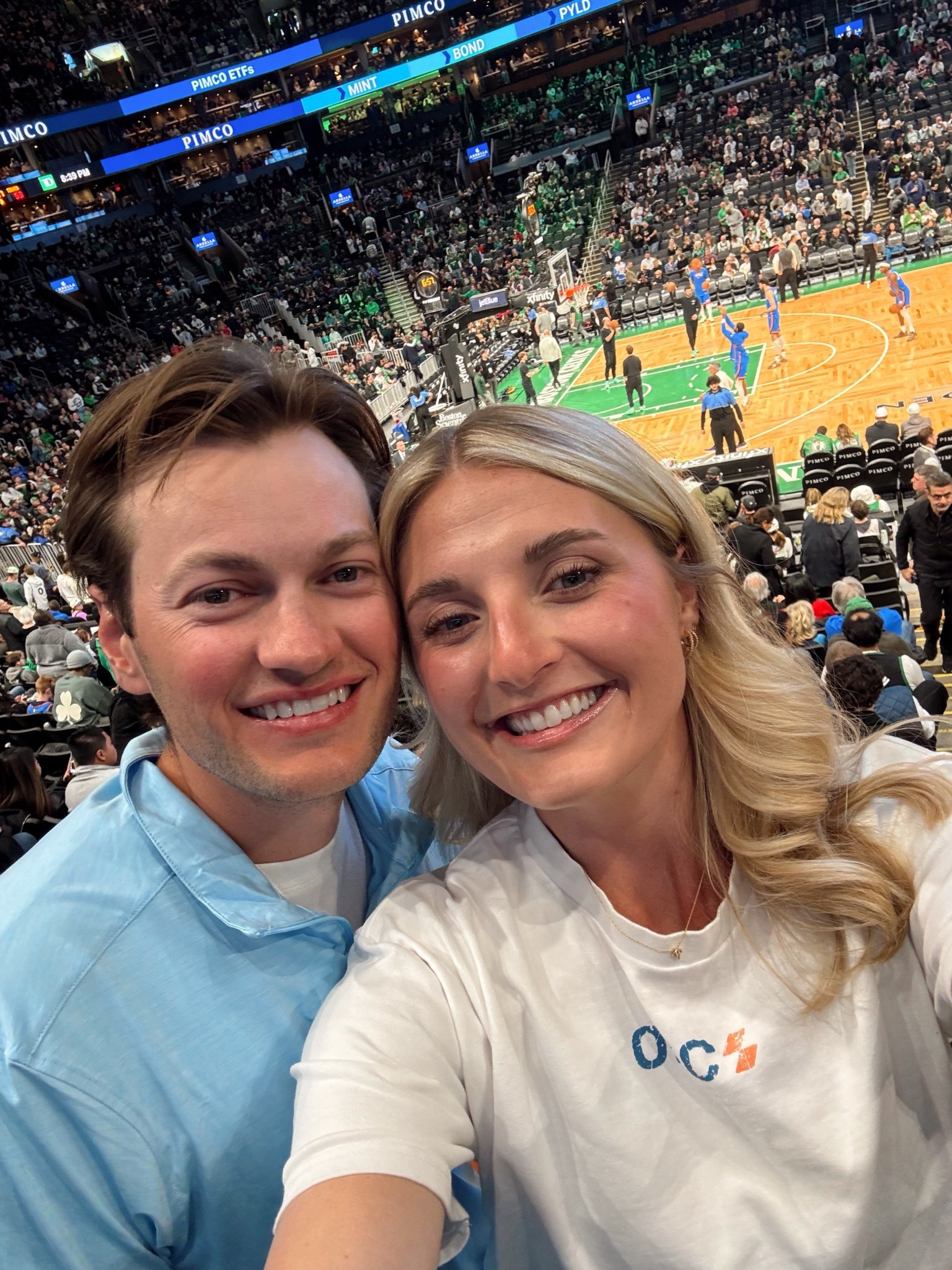 Oklahoma City Thunder game in Boston! Love a basketball game outfit! 

 #LTKdayinmylife #LTKootd #LTKmomlife