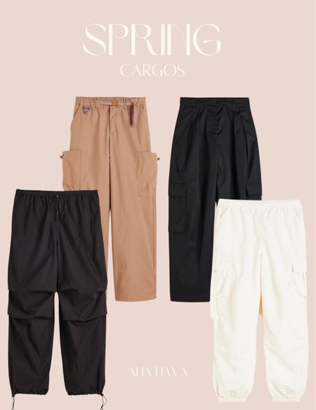 H&M Spring Cargo Pants! 
new arrivals, cargos, joggers, pants, spring trends

#LTKstyletip #LTKunder50