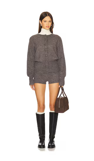 Belle Short Set in Dark Grey | Revolve Clothing (Global)