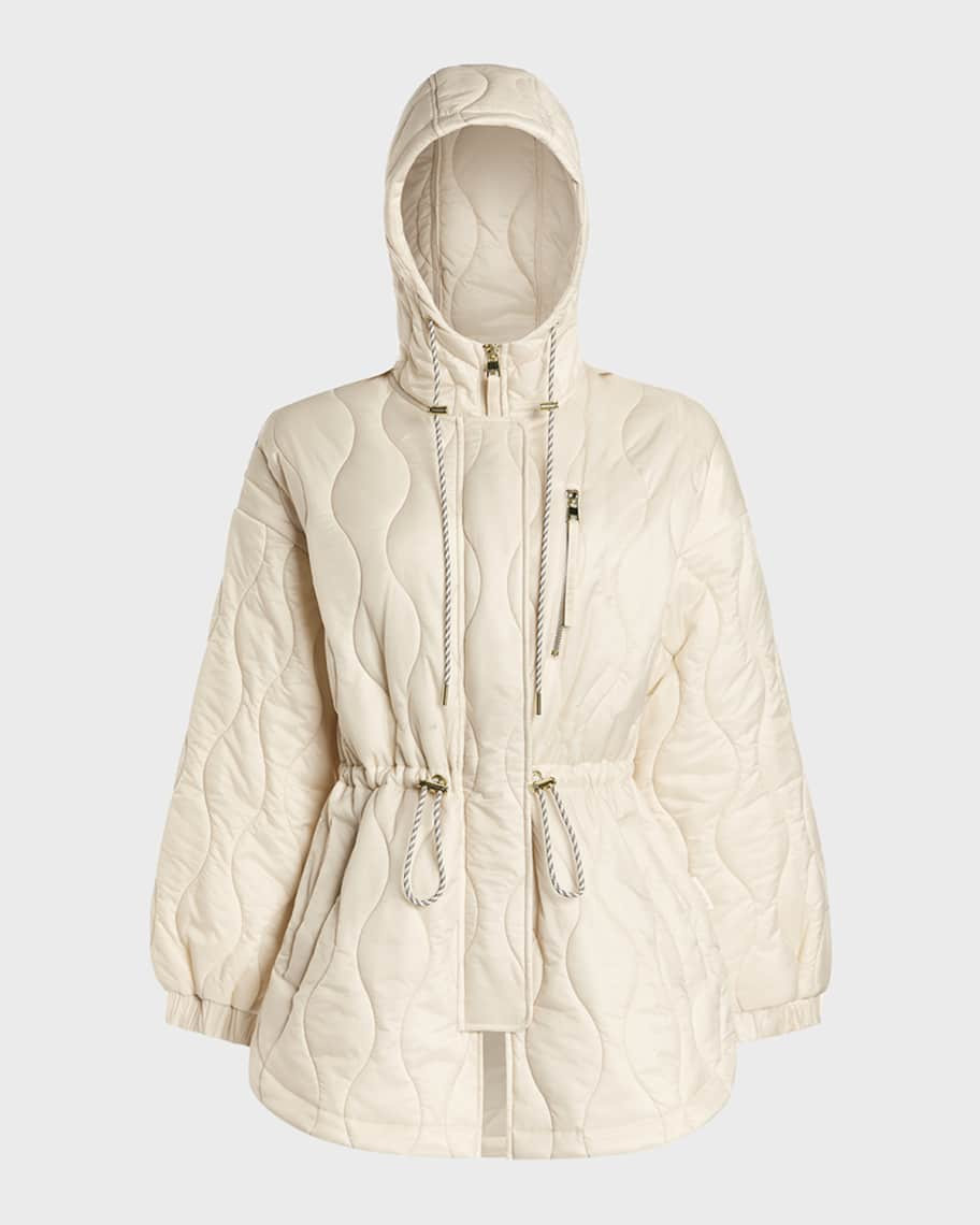 Varley Caitlin Quilted Hooded Jacket | Neiman Marcus