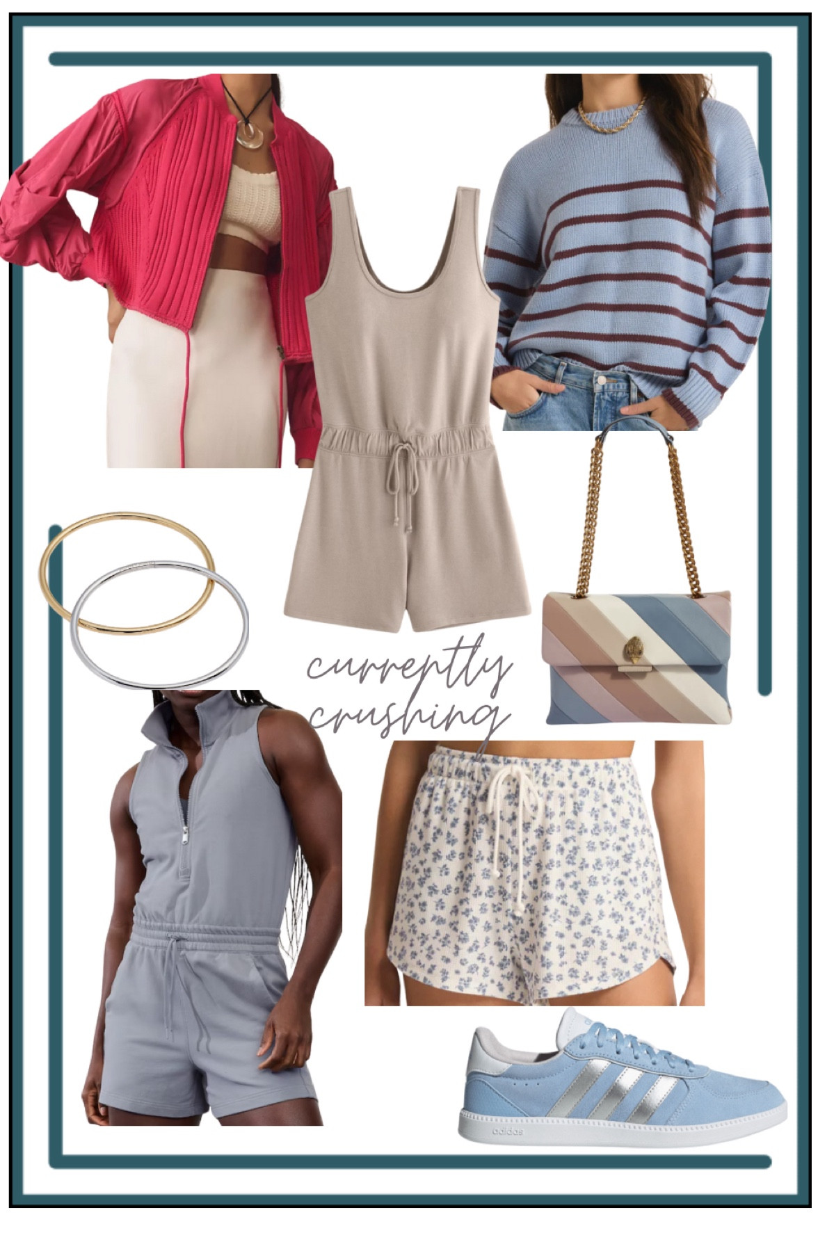 Currently crushing 
Hocsummer 
House of Colour summer 
Mushroom brown romper (saw in person!) 
Blue /rose brown sweater 

#LTKSeasonal #LTKBacktoSchool #LTKStyleTip