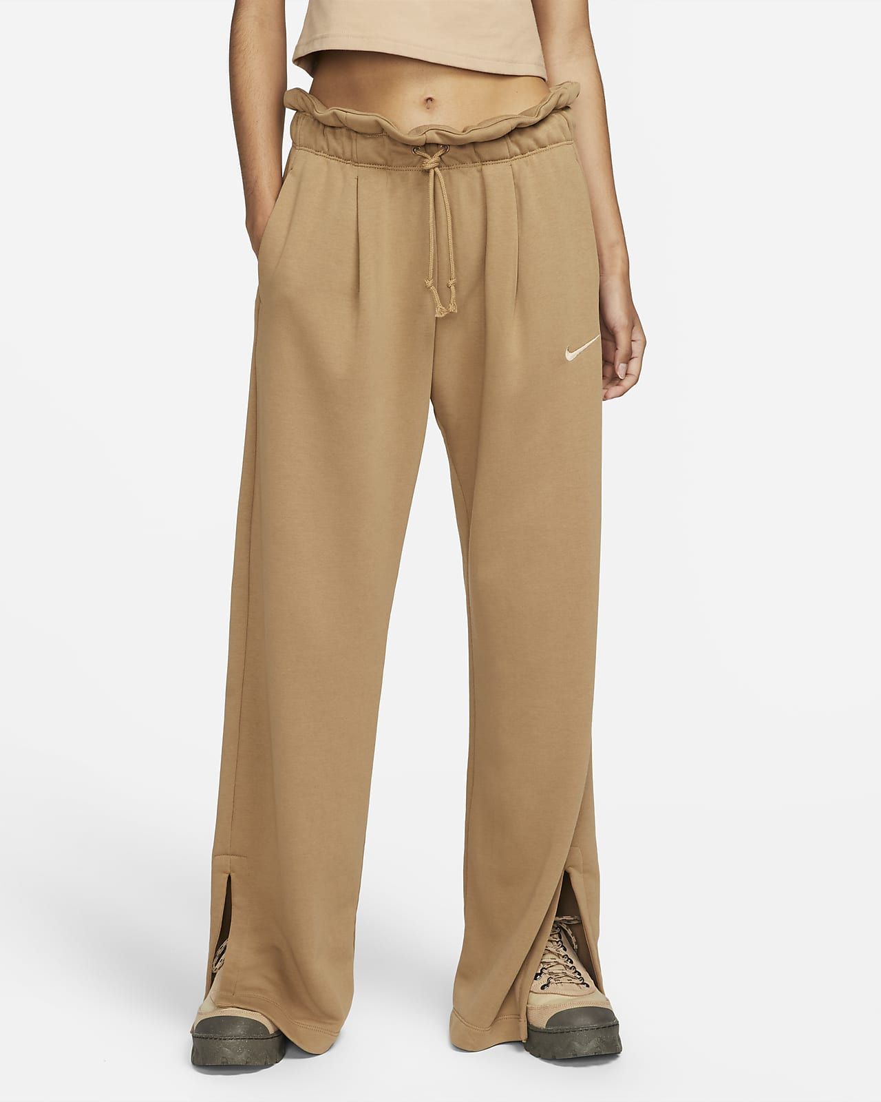 Women's High-Waisted Fleece Open-Hem Pants | Nike (US)