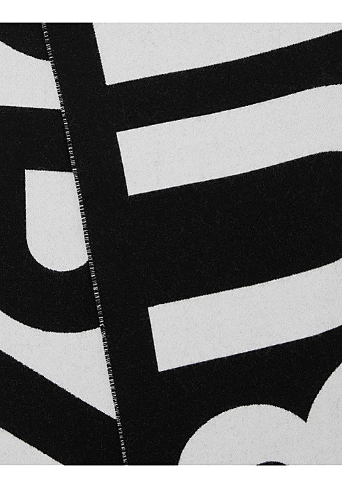 Logo wool jacquard scarf | Harvey Nichols (Global)