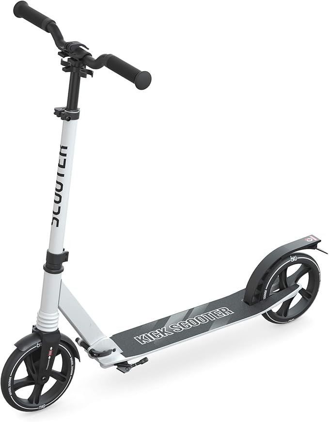 6KU Kick Scooter for Kids Ages 8-12 with Suspension System, Adjustable Height, Quick-Folding Desi... | Amazon (US)