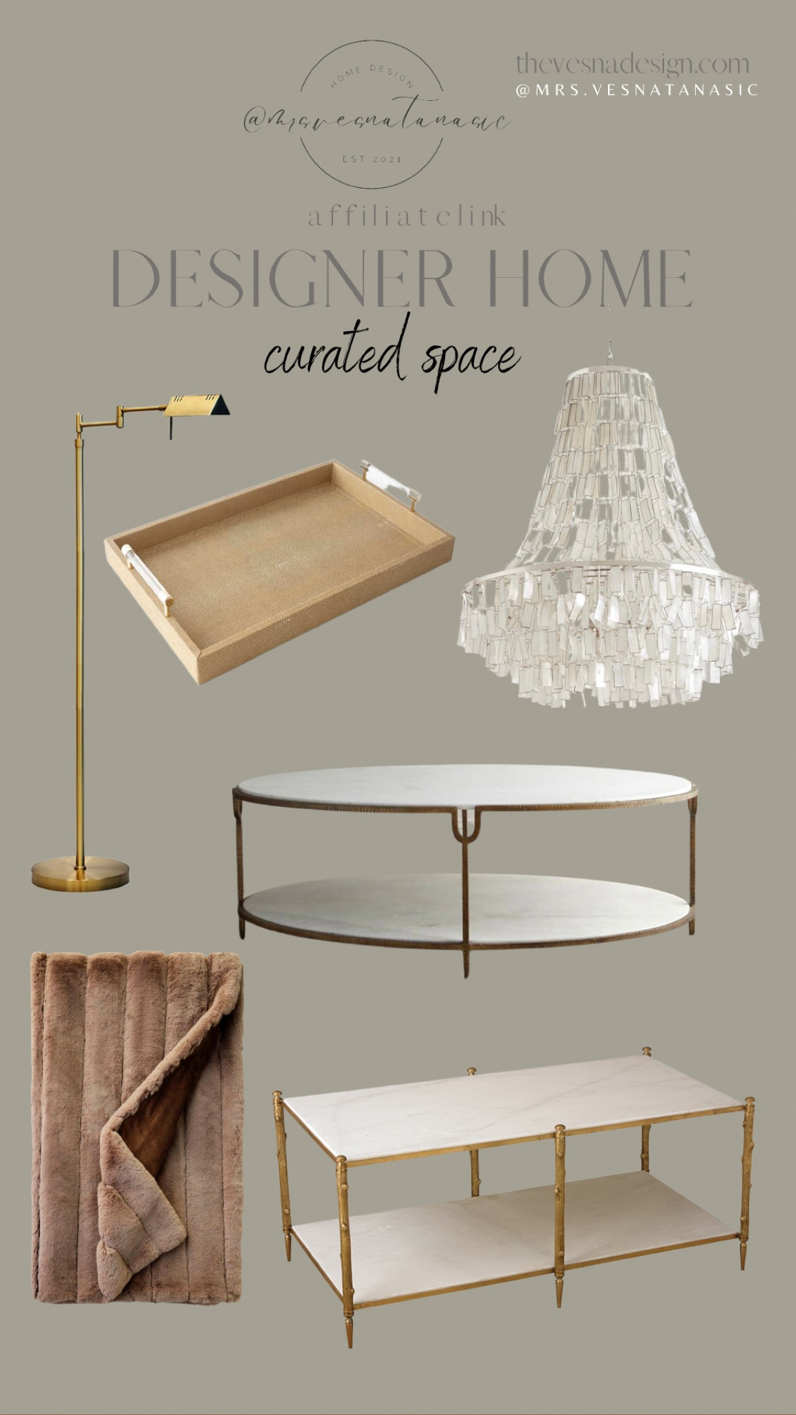 Designer inspired home!

Coffee table, oval coffee table, table, coffee table styling, tray, neiman marcus, arhaus, RH inspired, RH, faux fur throw, chandelier, gold tray, gold lamp, floor lamp, marble coffee table, designer home, designer inspired, home, home decor, living room, 

#LTKhome #LTKstyletip #LTKSale