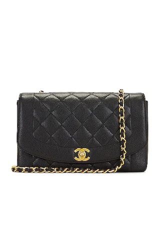 Chanel Caviar Diana Shoulder Bag | FWRD 