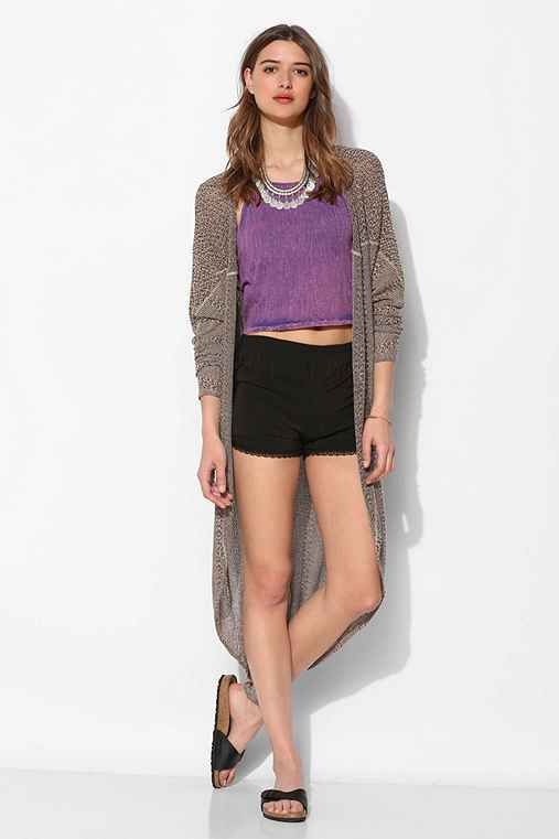 Ecote Mixed Maxi Cardigan | Urban Outfitters US