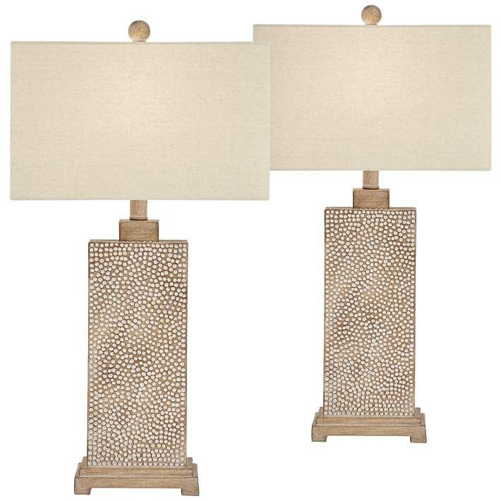 Caldwell Hammered Base Table Lamps Set of 2 | Lamps Plus