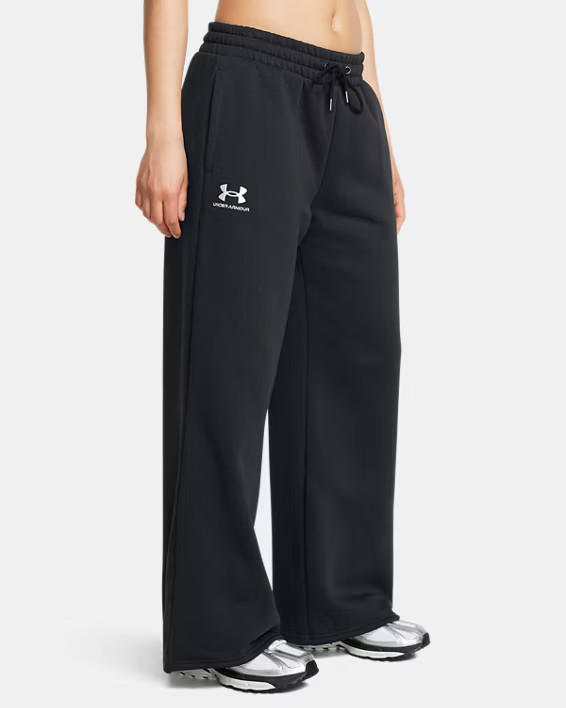 UA Icon Fleece Women's Wide Leg Pants | Under Armour | Under Armour (US)