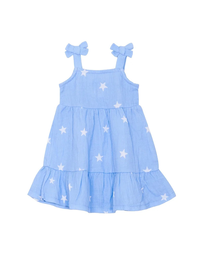 Way to Celebrate Baby and Toddler Girls Americana Dress, Sizes 0-3M-5T | Walmart (US)