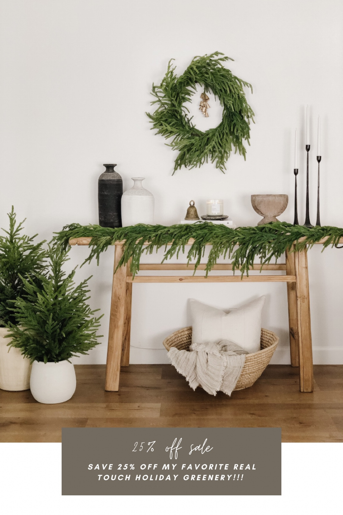 Save 25% off my favorite realistic Norfolk garland! Use code: NORFOLK

#LTKsalealert #LTKHoliday #LTKSale #LTKSeasonal
