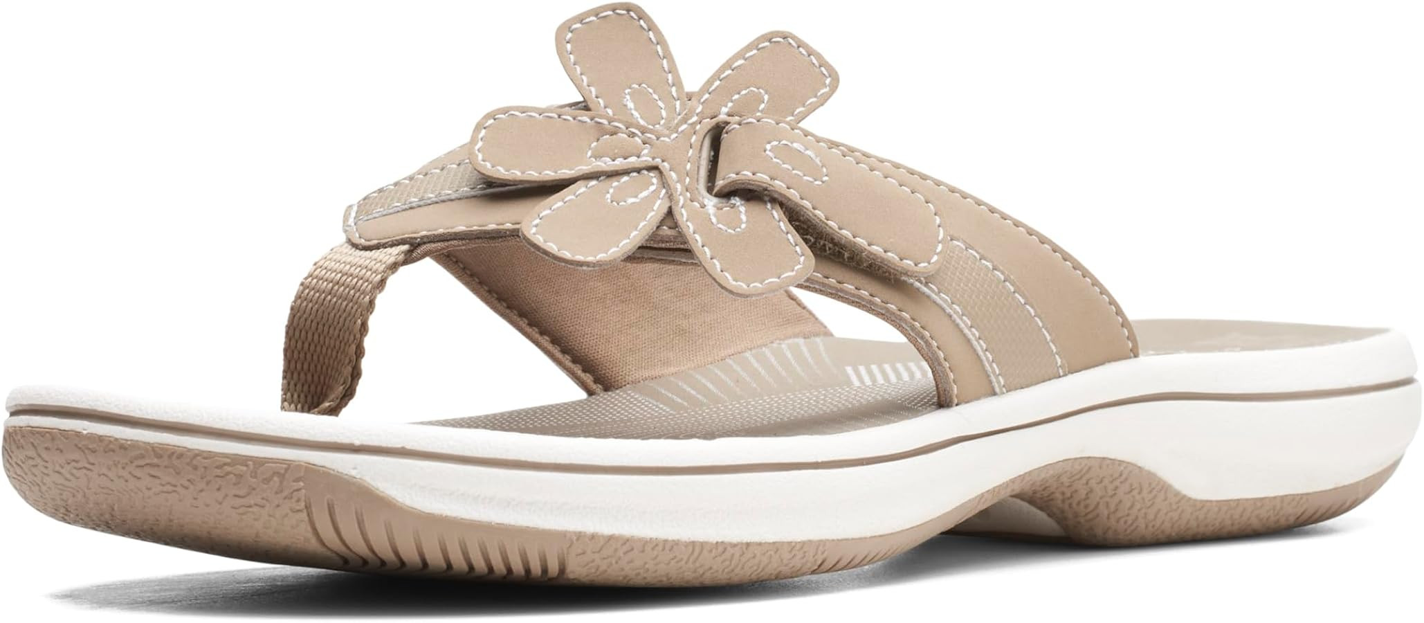 Clarks Women's Brinkley Flora Flip-Flop | Amazon (US)