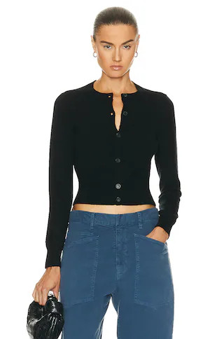 NILI LOTAN March Cardigan in Black | FWRD 