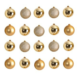 20ct. 3" Gold Shatterproof Christmas Ornaments By Nearly Natural | Michaels® | Michaels Stores