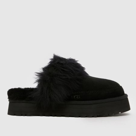 Womens Black UGG Disquette Chalet Slippers | schuh | Schuh