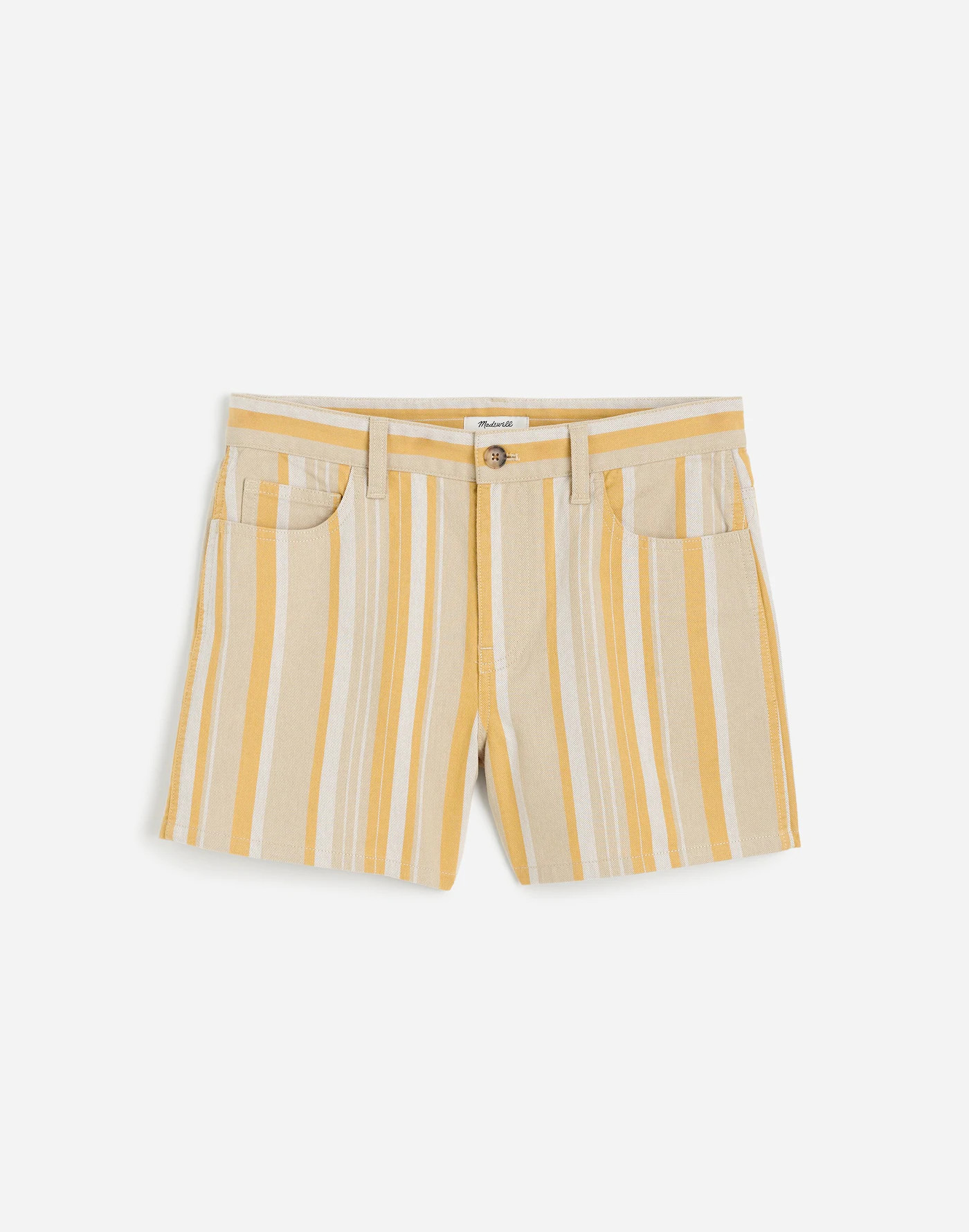 Rumpled Cotton Twill Shorts | Madewell | Madewell