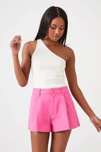 Twill High-Rise Trouser Shorts | Forever 21 (US)