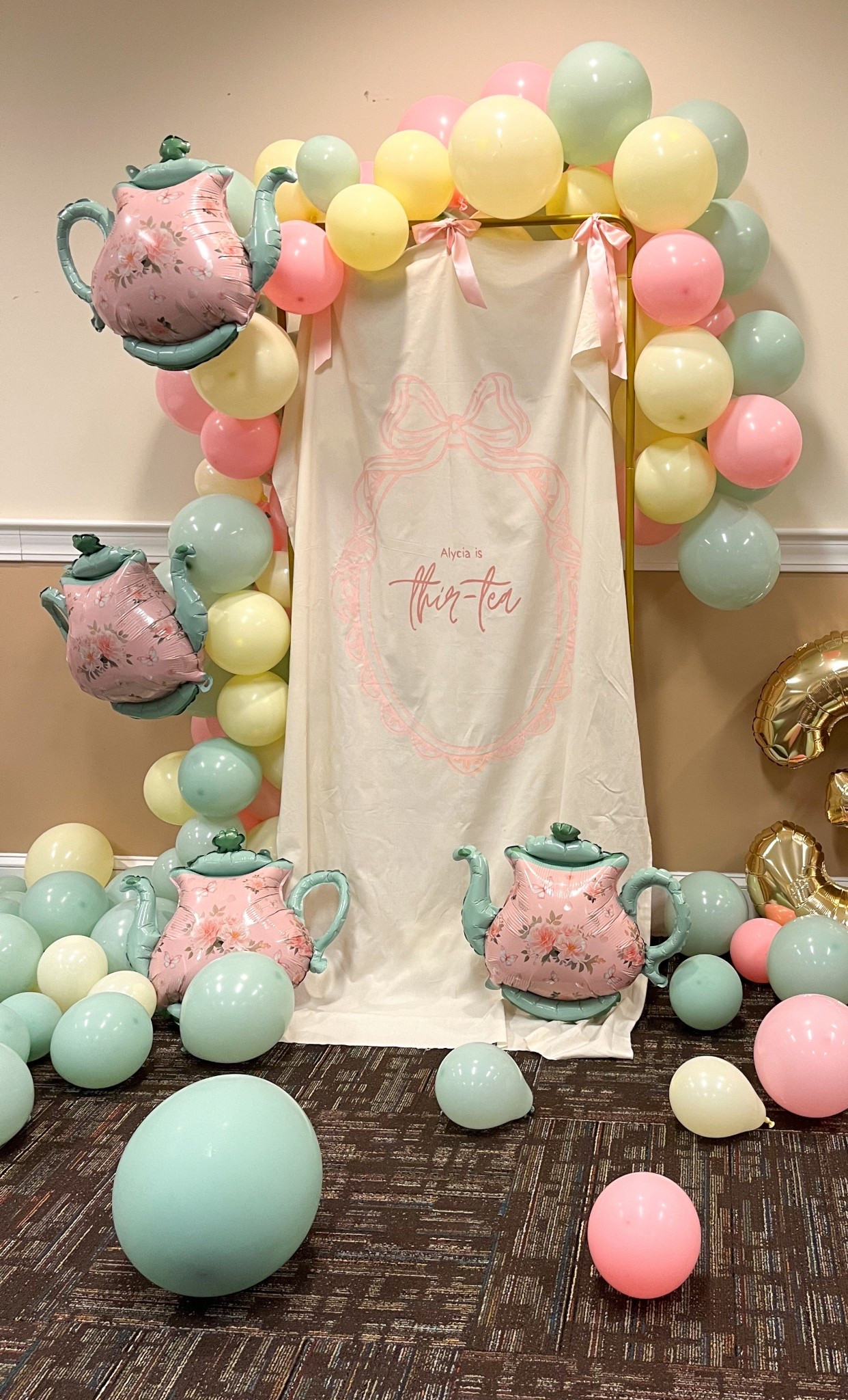 Here’s some links for the decor that I used for my “Thir-Tea” party! The ballon arch kit and these tea pot balloons were perfect for the theme and so easy to set up! 🎈🫖🎀

#LTKParties #LTKFindsUnder50 #LTKSaleAlert