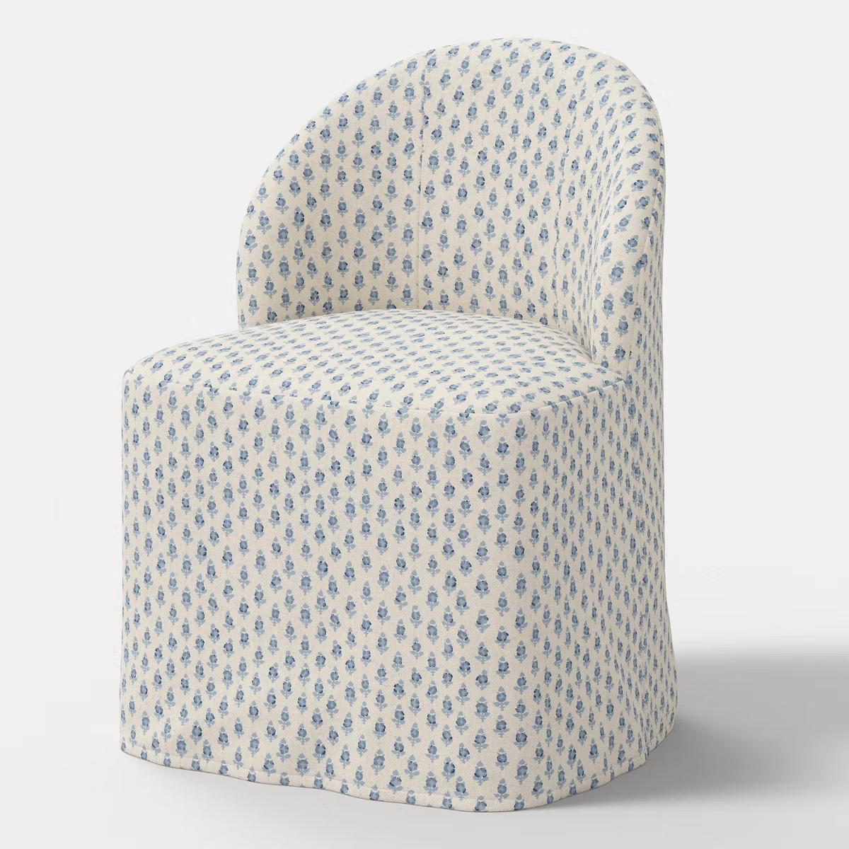 Tub Slipcovered Dining Chair Malcolm Stripe Moss - Threshold™ | Target