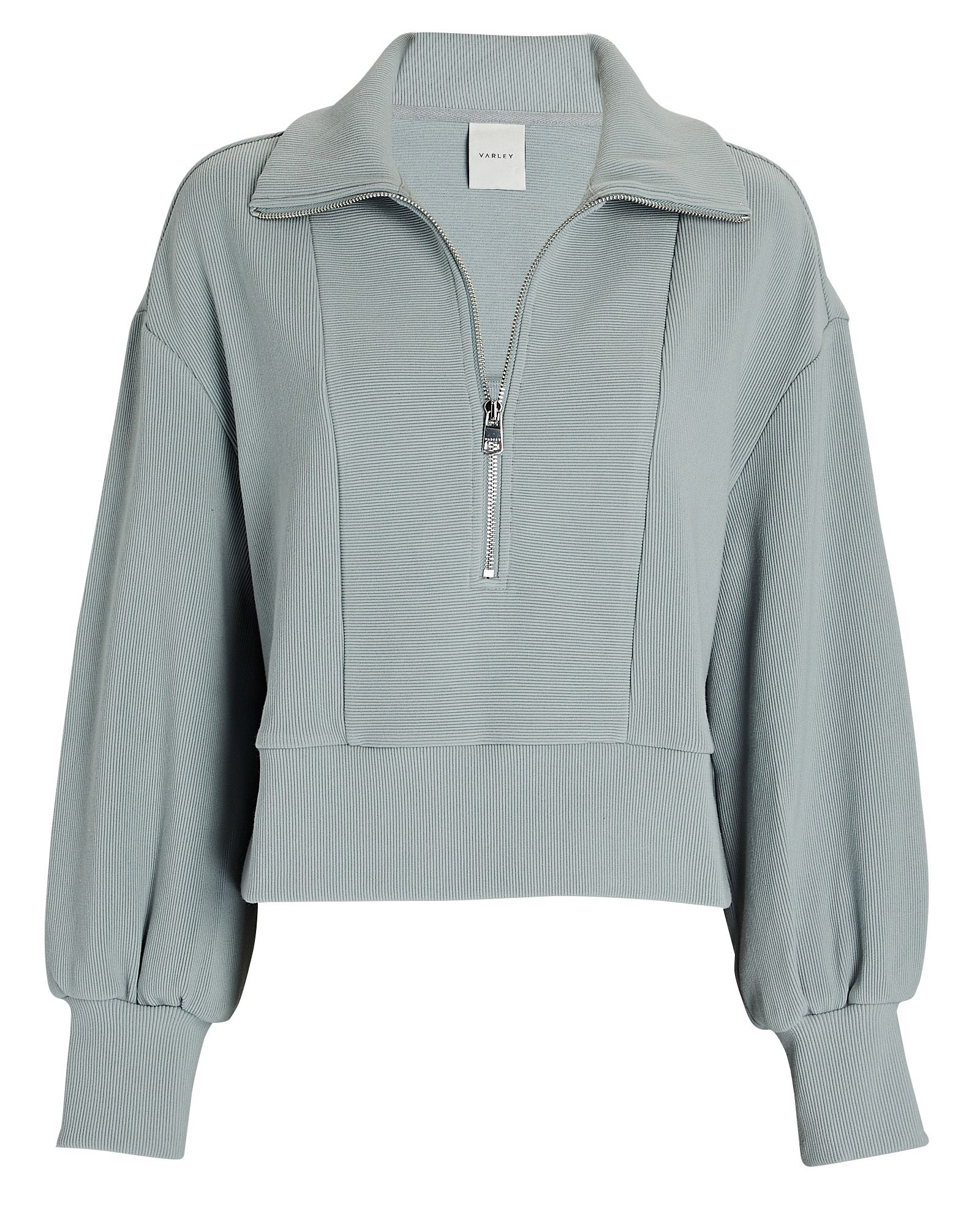 Varley Ramona Half Zip Pullover, Blue-Med L | INTERMIX