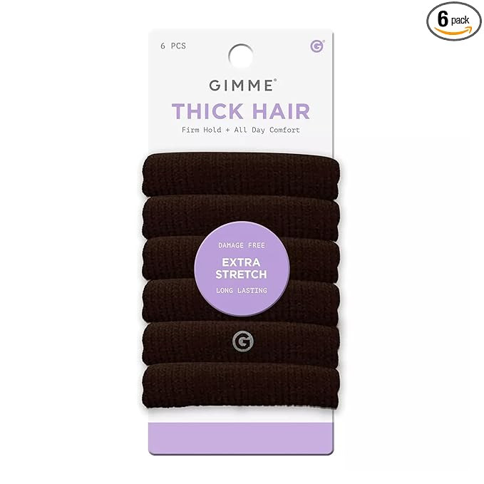 GIMME Beauty Thick Hair Extra Stretch Bands - Patent-Pending Design for Maximum Hold - Premium Ti... | Amazon (US)