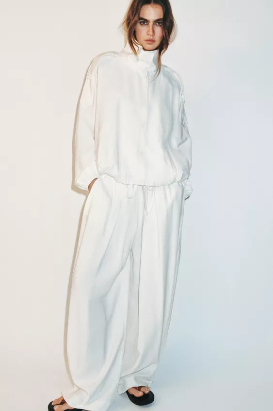 HIGH COLLAR JACKET SET | Zara US