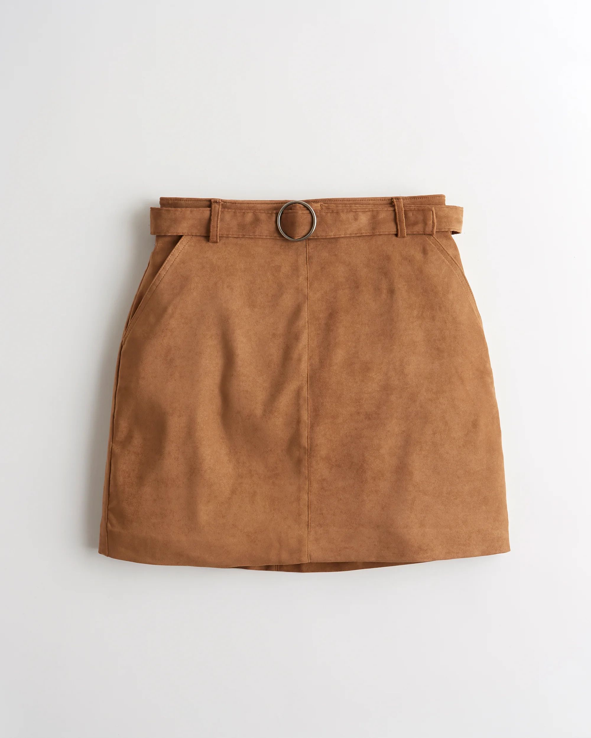 Girls Ultra High-Rise Faux-Suede Mini Skirt from Hollister | Hollister (US)