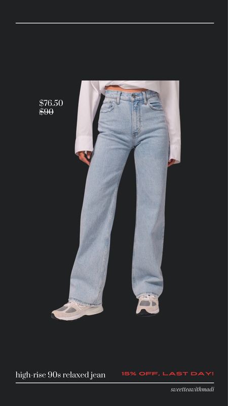 My favorite jeans are 15% off at Abercrombie!!

Abercrombie sale, Abercrombie denim, spring style, trending fashion, 90s aesthetic, 90s style, 90s jeans, spring sale 

#LTKSeasonal #LTKsalealert #LTKstyletip