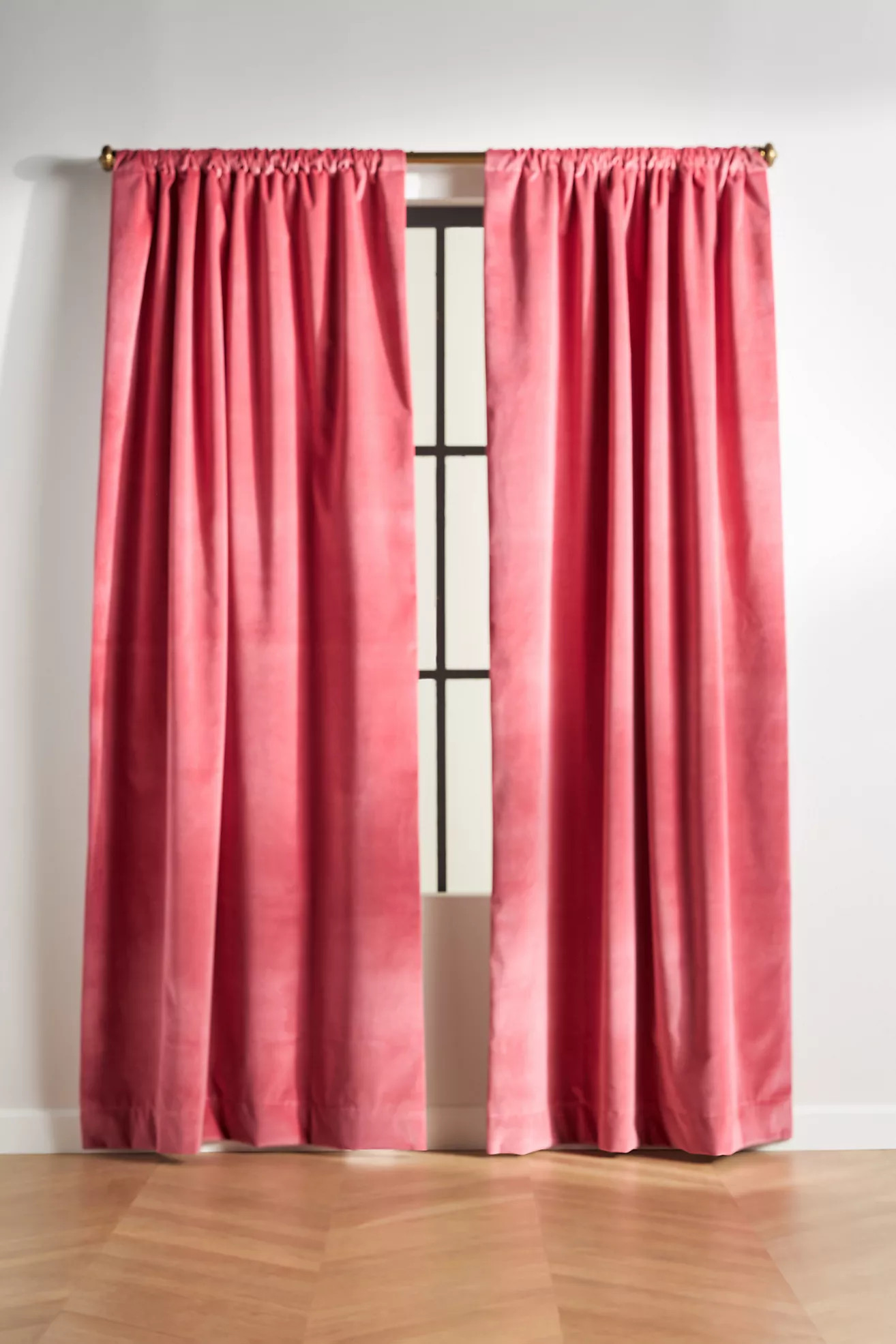 Matte Velvet Blackout Curtain | Anthropologie (US)