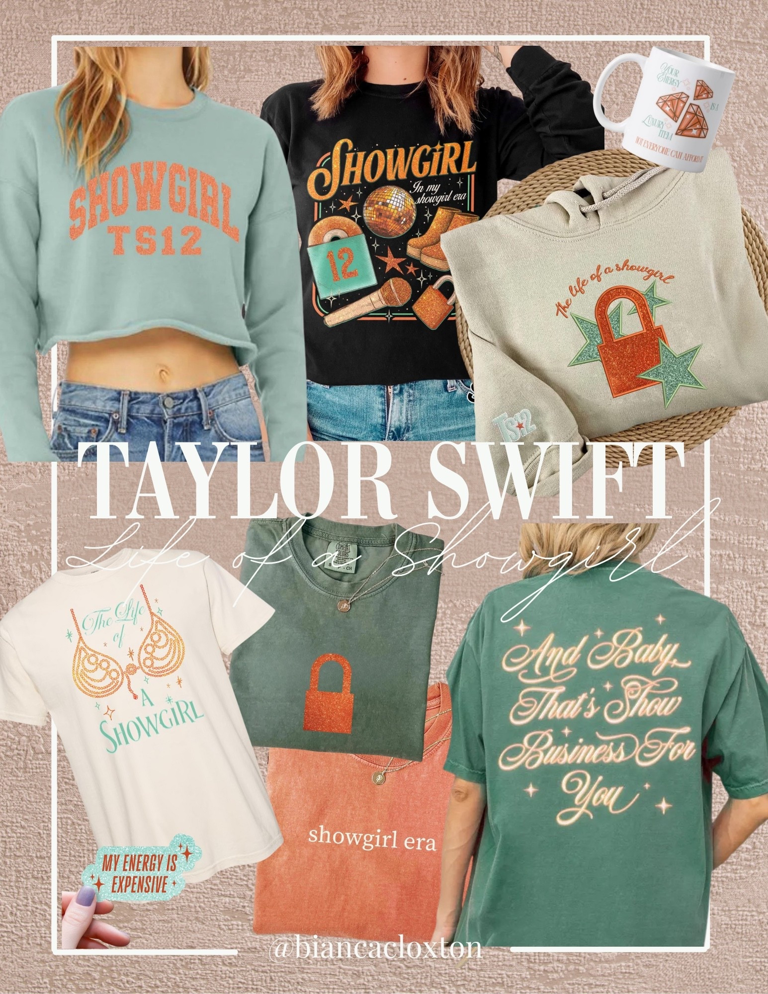 The Life of a Showgirl || Taylor Swift Merch ✨🧡

12, TLOASG, Eras, TS, That’s Show Businesss
