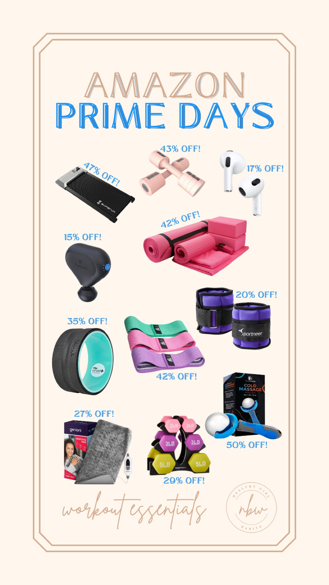 Prime Day Deals
Health & Wellness Essentials
#healthygirl #thatgirl #primeday 


#LTKFitness #LTKxPrimeDay