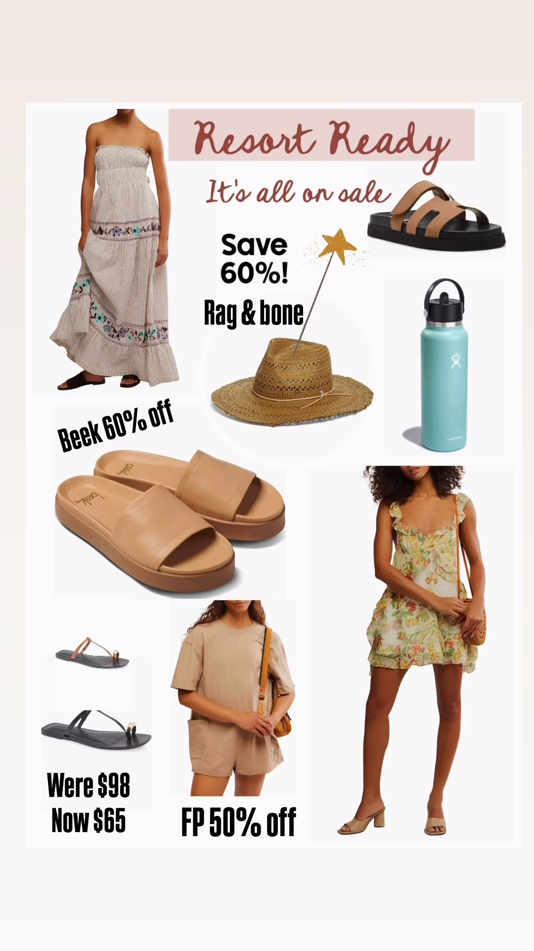 Resort ready wear on name brands up to 60% off 

#LTKSaleAlert #LTKTravel