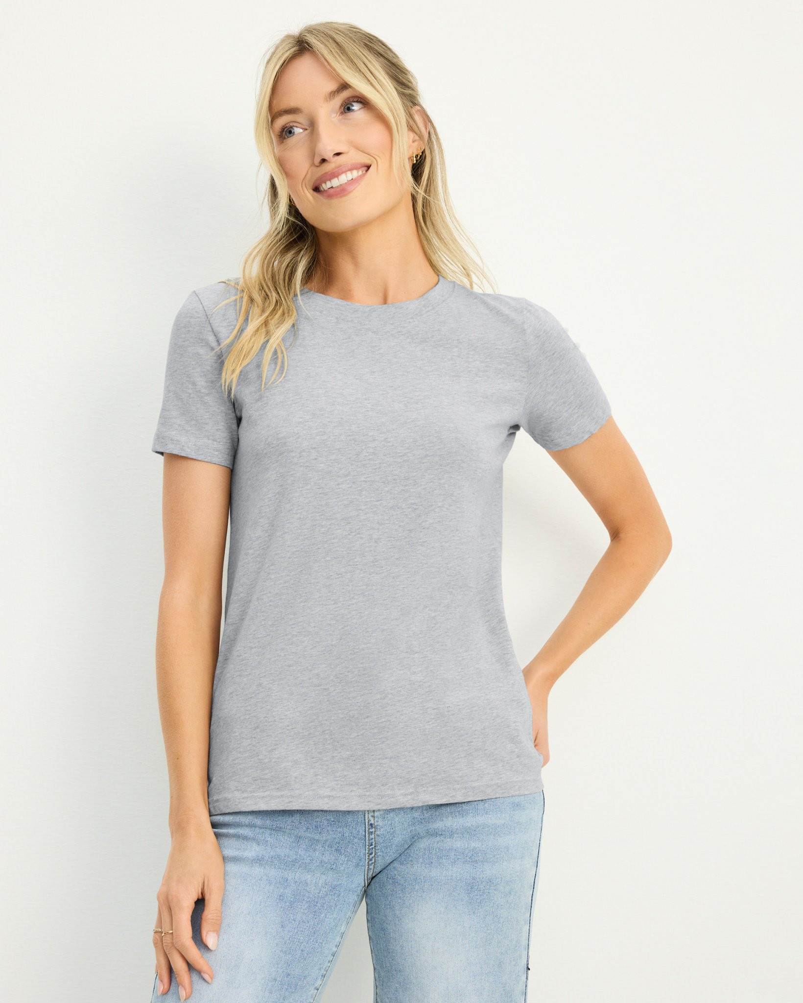 Organic Cotton Stretch Short Sleeve Tee | Jockey