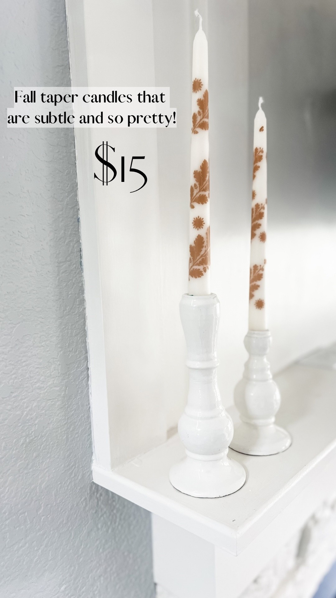 Love how clean and subtle these fall candles are! 

Target find, Target decor, fall decor, fall candles 

#LTKFindsUnder50 #LTKHome #LTKautumn