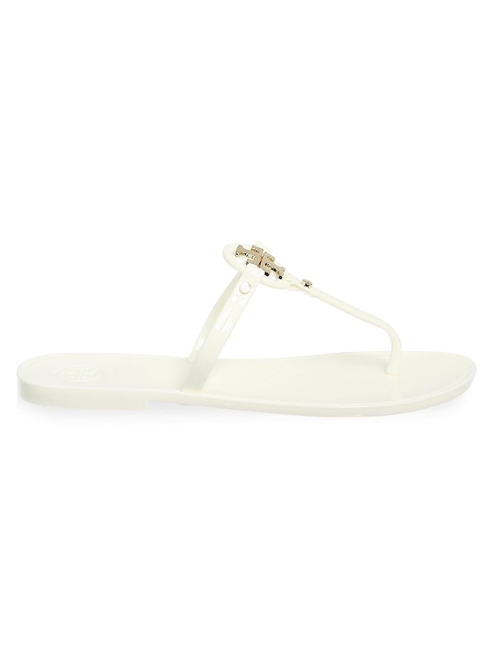 Tory Burch Women's Mini Miller Jelly Thong Sandals - Ivory - Size 9 | Saks Fifth Avenue