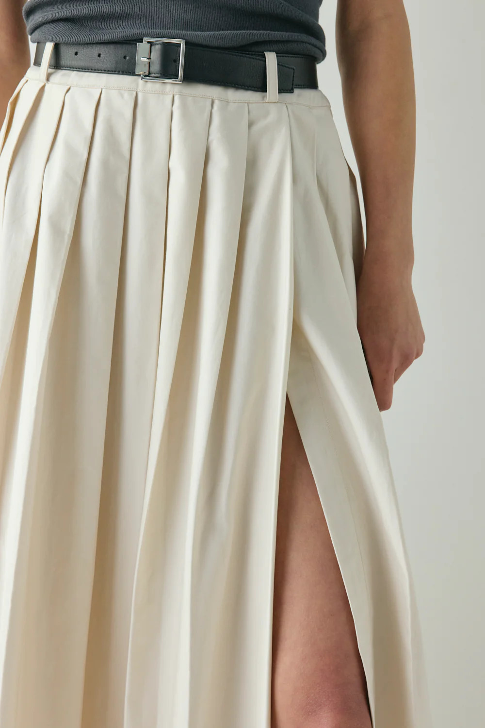 Delphi Maxi Skirt Cream | VRG Grl