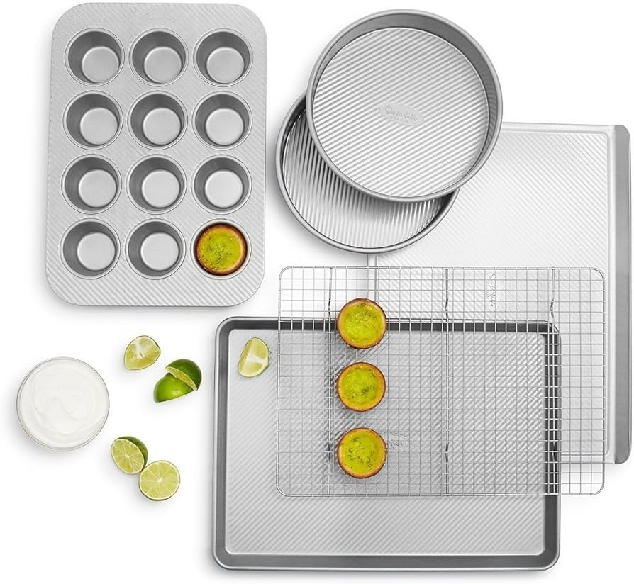 Sur La Table Platinum Pro Bakeware, Set of 6, Gray | Amazon (US)