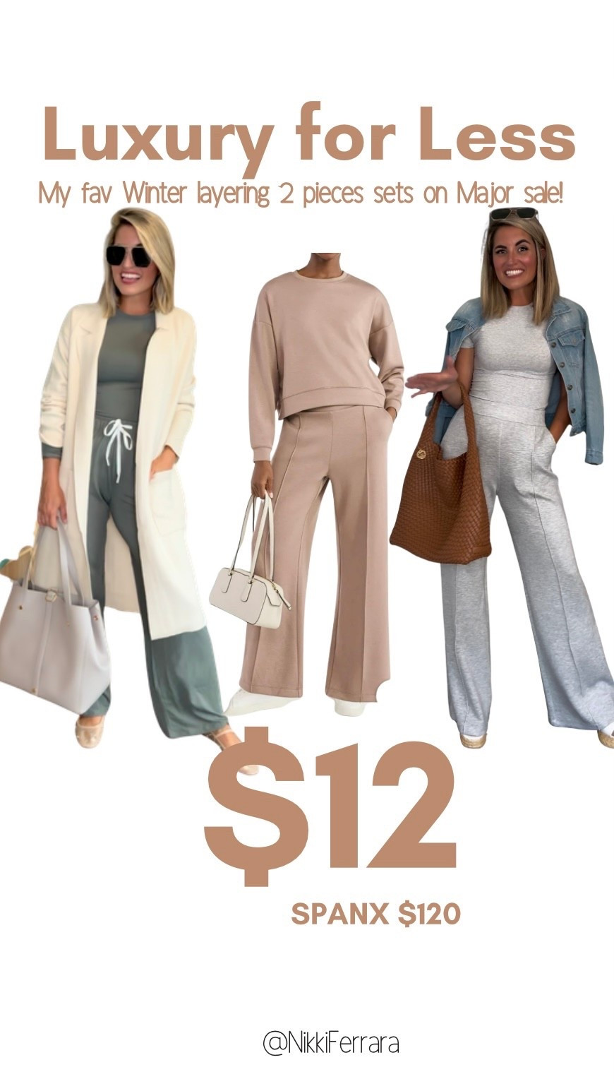 $12 CYBERWEEK SALE DEALS! 👌 All my favorite Lulu looks from Amazon, Target & Walmart that I literally wear everyday! 2 PC sets that are CLOUD soft scuba fabric Perfect for winter layering, plus my Lululemon zip, fav seamless bra, free people look sherpas, bestselling joggers, leggings! Items for the whole family including Kids 2 piece sets & men’s joggers and wick wear shirts!🤩🤎
.

#ad @amazon #winterfavorites2025  #founditonamazon 
.
✨SIZING✨Everything is petite friendly I’m 5’2” 125lbs wearing small top/dress and small/4 bottoms 
.
Thanksgiving outfit, sweater dress, floral skirt, Amazon floral skirt, Amazon sweater dress, Amazon Thanksgiving outfit m, Fall sweater, Amazon deals, Amazon sweater, Amazon discount code, cable knit sweater, Cotigan, cardigan, tie front sweater, colorblock sweater, sweater with white lines, stripe sweater, black jeans, brown jeans, skort, wrap skort, pattern skort, floral pattern skort, black and white skort, wrap skort
Amazon basic, travel outfit, 3 piece set, capsule wardrobe, travel outfit, comfy outfits, scuba set, look for less, capsule closet, 2 piece set, workwear, Amazon two piece set, sunglasses, striped dress, blue stripe dress, black jumpsuit, beige jumpsuit, travel outfit, loungewear, comfy outfit, casual outfits, work outfit, workwear, two piece set, 2 piece set, Amazon two piece set, Amazon lounge set 

#LTKsalealert #LTKtravel #LTKworkwear#LTKBacktoSchool #LTKFallSale#LTKxPrimeDay#LTKVideo

#LTKHoliday #LTKSaleAlert #LTKCyberWeek