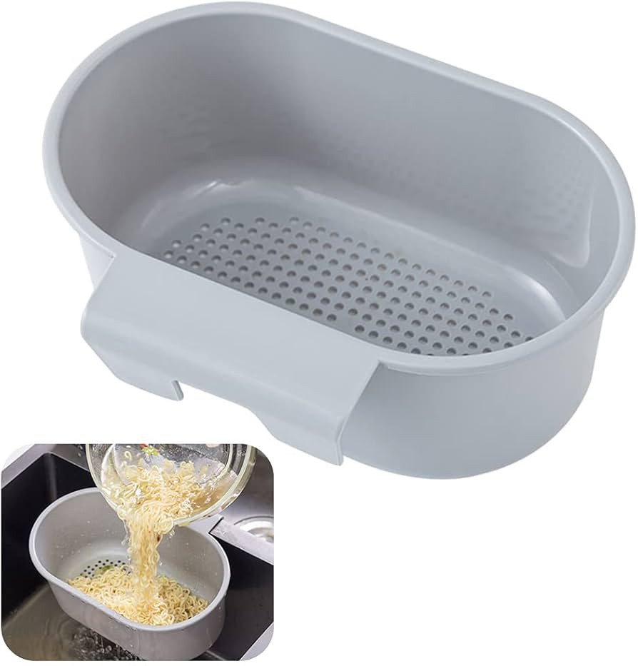 Kitchen Sink Drain Strainer Basket Compost Corner Sink Swan Strainer Basket Hanging Sink Corner C... | Amazon (US)