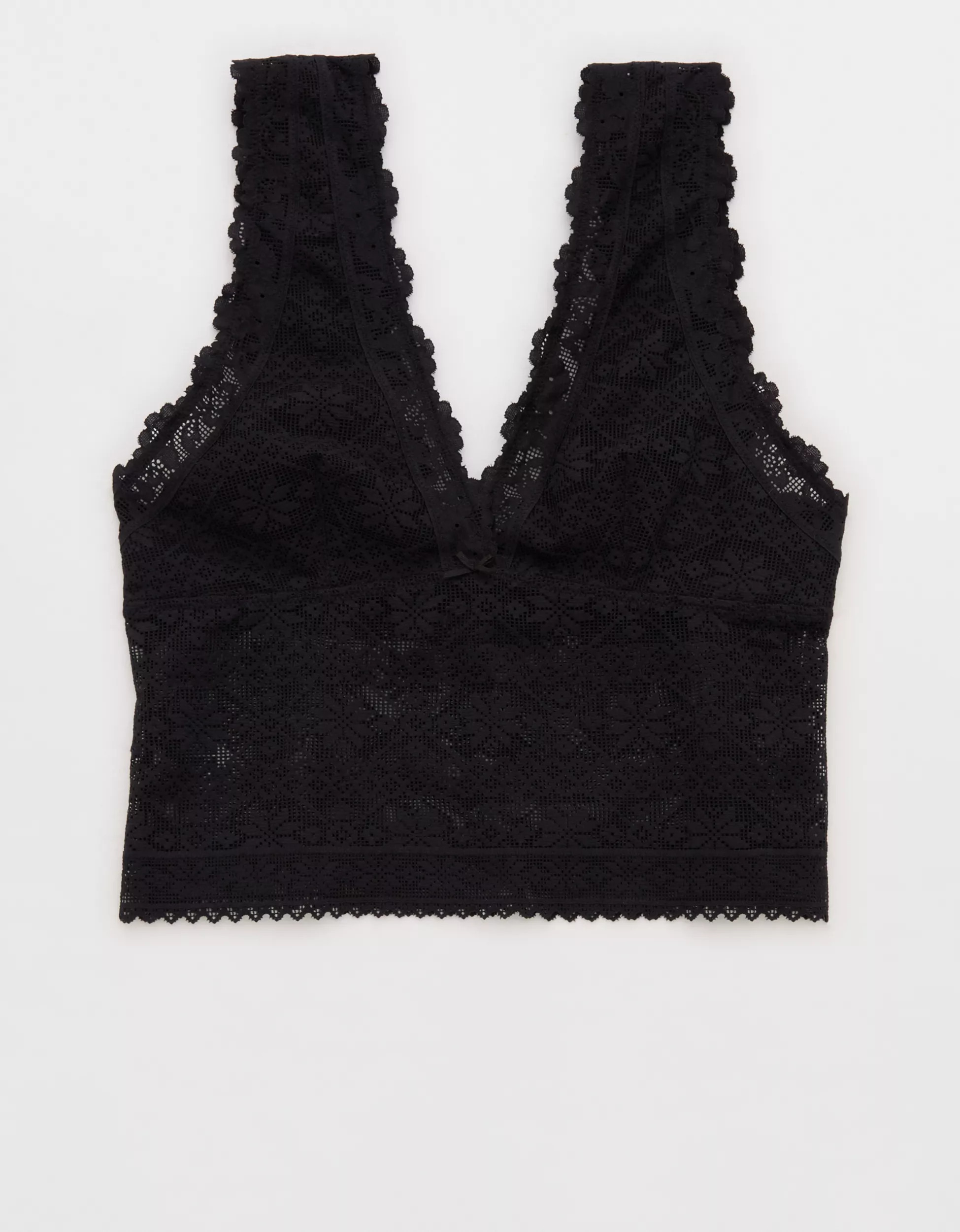 Show Off Lace Plunge Bra Top | American Eagle Outfitters (US & CA)