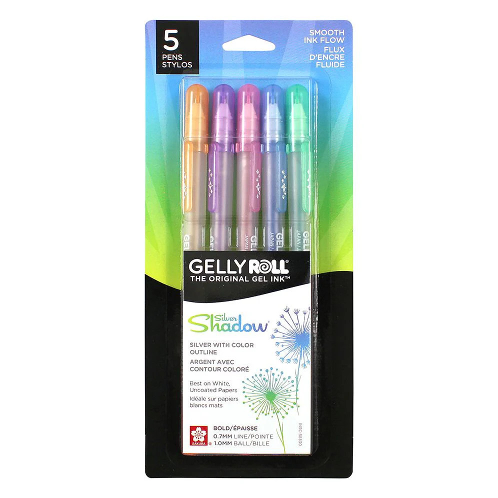 Sakura Gelly Roll Silver Shadow Pack | Paper Source