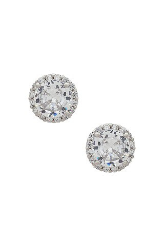 SHASHI Halo Studs in Silver from Revolve.com | Revolve Clothing (Global)